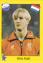 Wim Kieft Netherlands samolepka Semic EM 92 #232